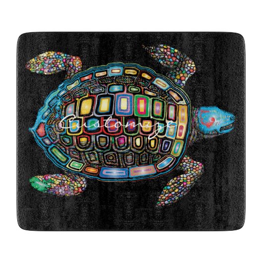Zee Turtles Thunder_Cove Snijplank (Voorkant)