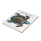 Zee Turtles Thunder_Cove Tegeltje (Zijkant)