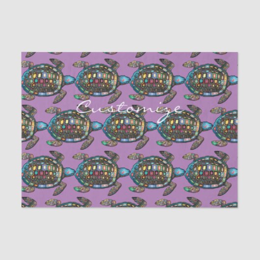 Zee Turtles Thunder_Cove Tissuepapier (Voorkant)