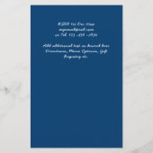 Zee Turtles Weddenblauw Geel (Achterkant)