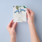 Zee Turtles Weddenblauw Geel Flyer (Hand)