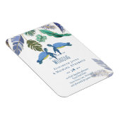 Zee Turtles Weddenblauw Geel Magneet (Rechterzijde)