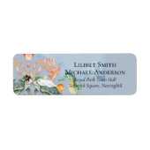 Zee Turtles Weddenschap met bride en bruin Etiket (Voorkant)