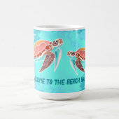 Zee Turtles Welkomsthuis Gezegde Koffiemok (Center)