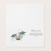 ZEE TURTLS - Aangepast Visitekaartje (Buitenkant ongevouwen)