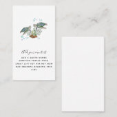 ZEE TURTLS - Aangepast Visitekaartje (Voorkant / Achterkant)