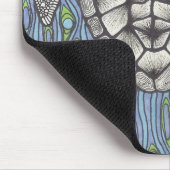 Zee Tutle op blauw Muismat (Hoek)