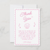 Zee u binnenkort Baby shower Kust dank u kaart (Voorkant)