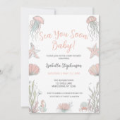 Zee U binnenkort Kust Hand getrokken Baby shower Kaart (Voorkant)