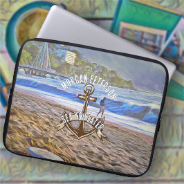 Zee U Later Los Muertos Beach 786 Laptop Sleeve