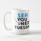 Zee U Volgende Mok Dinsdag koffie (Links)