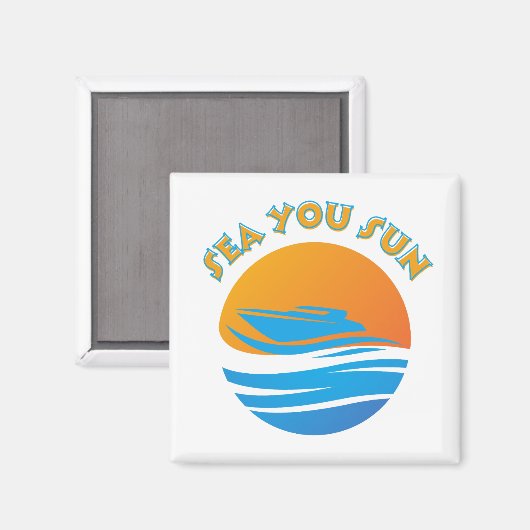 Zee u zon magneet (Voorkant / Achterkant)