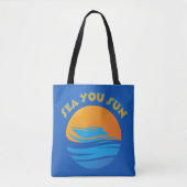 Zee u zon tote bag (Voorkant)