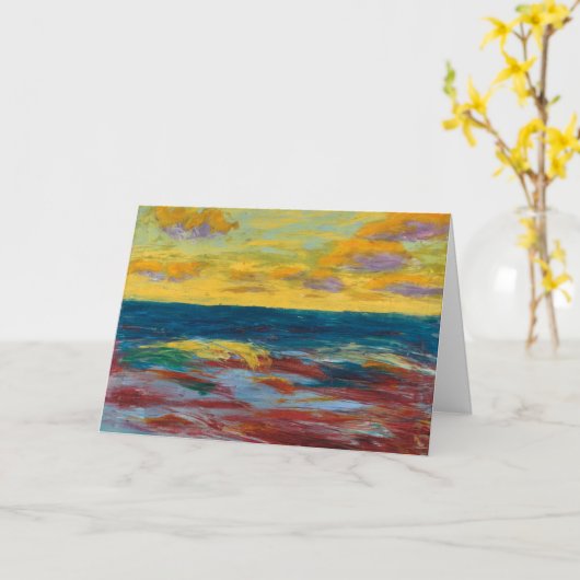 Zee uit Alsen | Emil Nolde | Kaart (Gele Bloem)