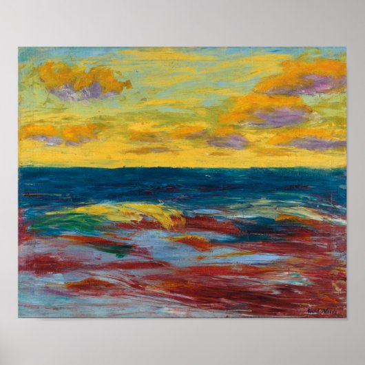 Zee uit Alsen | Emil Nolde | Poster (Voorkant)