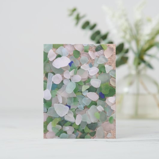 Zee uit de oceaan briefkaart (Staand voorkant)