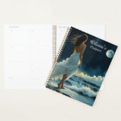 Zee-uitstap onder de Maan | Kustkunst Planner (Display)