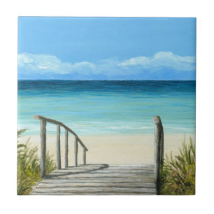 Zee Uitzicht 147 Ocean Beach keramische tegel Tegeltje