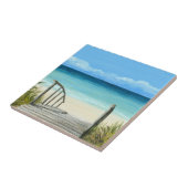 Zee Uitzicht 147 Ocean Beach keramische tegel Tegeltje (Zijkant)