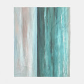 Zee Uitzicht 265 aqua ocea Fleece Deken (Voorkant)