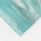 Zee Uitzicht 265 aqua ocea Fleece Deken (Hoek)