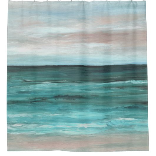 Zee Uitzicht 265 oceaanstrand Douchegordijn (Voorkant)