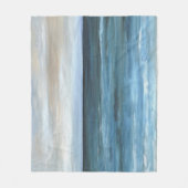 Zee Uitzicht 266 Blue Ocean Fleece Deken (Voorkant)