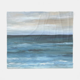 Zee Uitzicht 266 Blue Ocean Fleece Deken