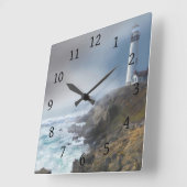 Zee Uitzicht 286 Vuurtoren Oceaan Vierkante Klok (Hoek)