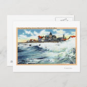 Zee Uitzicht Avenue Waterfront Uitzicht van het Su Briefkaart (Voorkant / Achterkant)
