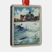 Zee Uitzicht Avenue Waterfront Uitzicht van het Su Metalen Ornament (Rechts)