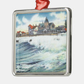 Zee Uitzicht Avenue Waterfront Uitzicht van het Su Metalen Ornament (Links)