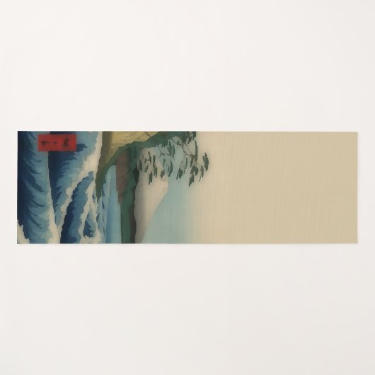 Zee uitzicht - beroemde Japanse kunst Yoga Mat (Voorkant (horizontaal))