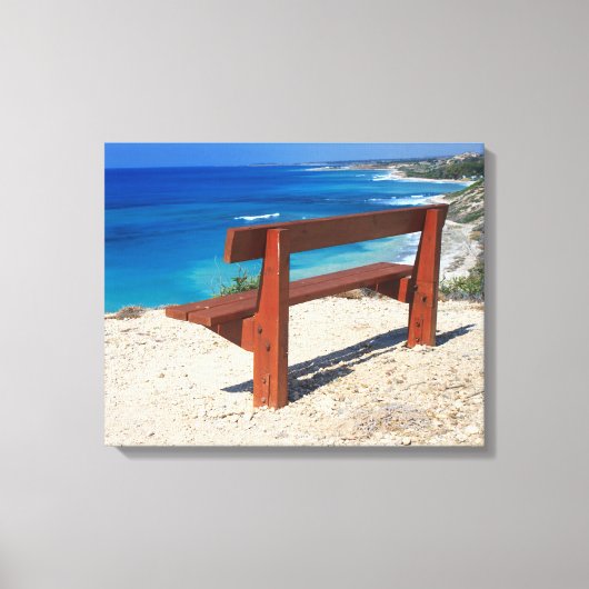 Zee Uitzicht Canvas Afdruk (Voorkant)