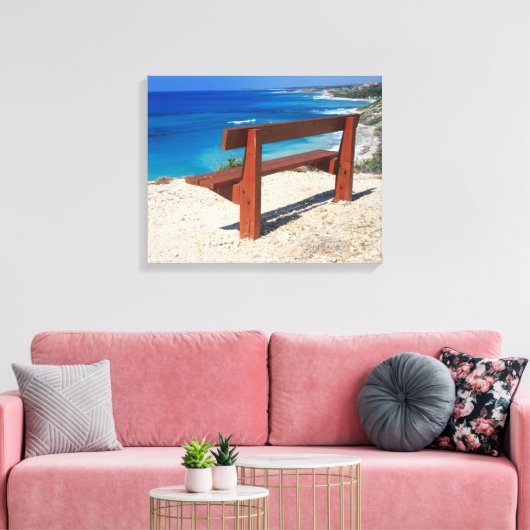Zee Uitzicht Canvas Afdruk (Insitu (Woonkamer))