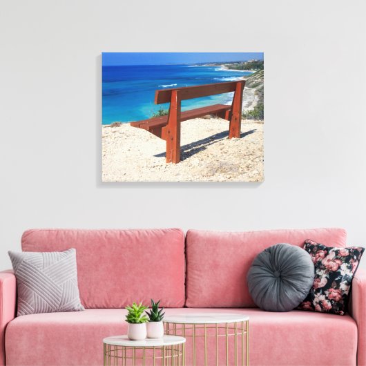 Zee Uitzicht Canvas Afdruk (Insitu (Woonkamer))