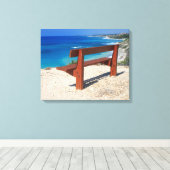 Zee Uitzicht Canvas Afdruk (Insitu (Houten vloer))