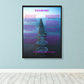 Zee Uitzicht Canvas Afdruk (Insitu (Houten vloer))