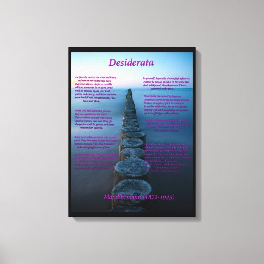 Zee Uitzicht Canvas Afdruk (Voorkant)