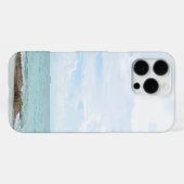 Zee Uitzicht en stenen iPhone Hoesje (Achterkant horizontaal)