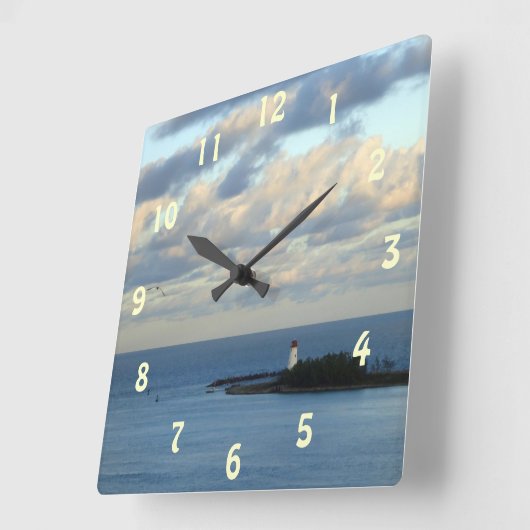 ZEE UITZICHT II VIERKANTE KLOK (Hoek)