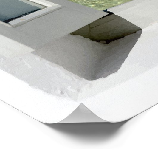 Zee Uitzicht Poster (Hoek)