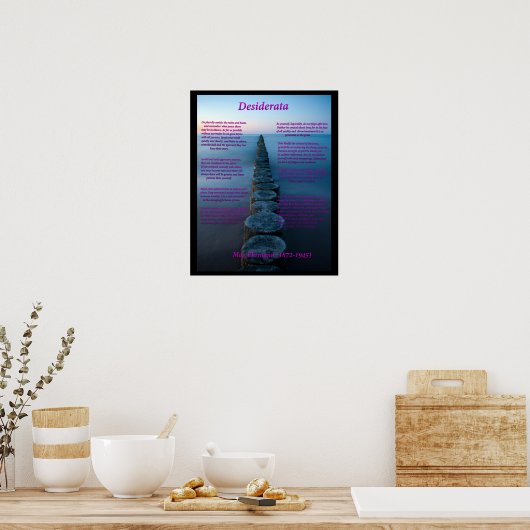 Zee Uitzicht Poster (Keuken)