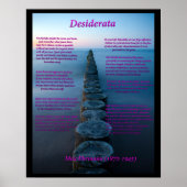 Zee Uitzicht Poster (Voorkant)