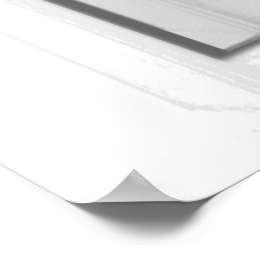 Zee Uitzicht Trompe l'oeil Fake Window Poster (Hoek)