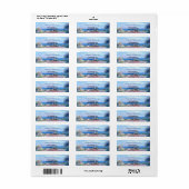 Zee uitzicht van Auguste Renoir Etiket (Full Sheet)