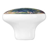 Zee uitzicht van Auguste Renoir Keramische Knop (Zijkant)