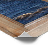 Zee Uitzicht van een Venster met Cresting Wave Poster (Hoek)