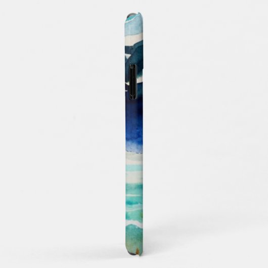 Zee uitzicht waterverf Case-Mate iPhone case (Achterkant/rechts)