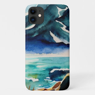 Zee uitzicht waterverf Case-Mate iPhone case